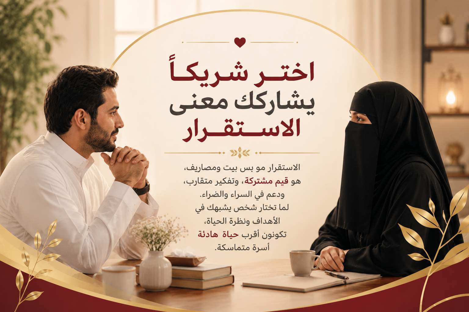 كيف تختار شريكًا يشاركك معنى الاستقرار؟