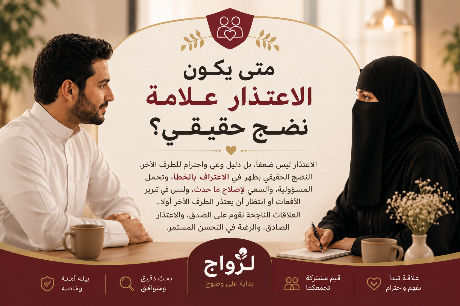 متى يكون الاعتذار علامة نضج حقيقي؟
